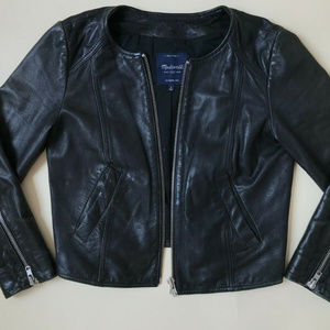 Madewell Leather Jacket Perfectly Worn Small